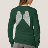 Angel Wings - 1 Corinthians 13:13 Bijbelverse T-shirt (Achterkant)