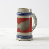 Angel Wings 22 oz Stein Bierpul (Voorkant rechts)