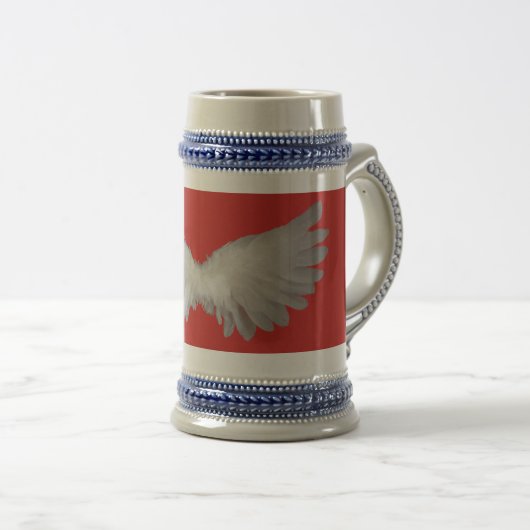 Angel Wings 22 oz Stein Bierpul (Voorkant rechts)