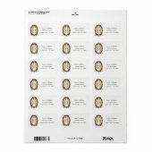 Angel Wings Adreslabel Etiket (Full Sheet)