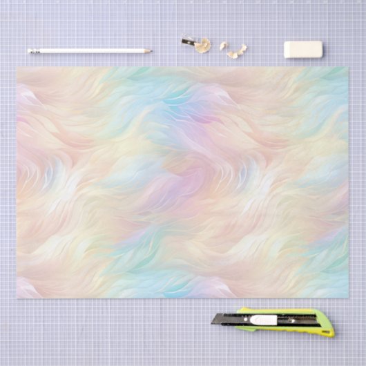 Angel Wings Aqua Blauw Roze Tissuepapier (Craft)