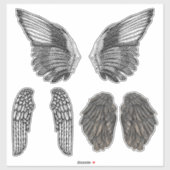 Angel Wings Art clipart Fantasy Sticker (Vel)