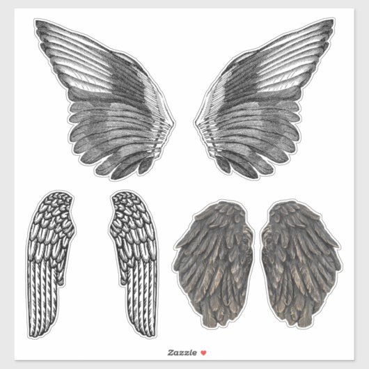 Angel Wings Art clipart Fantasy Sticker (Vel)