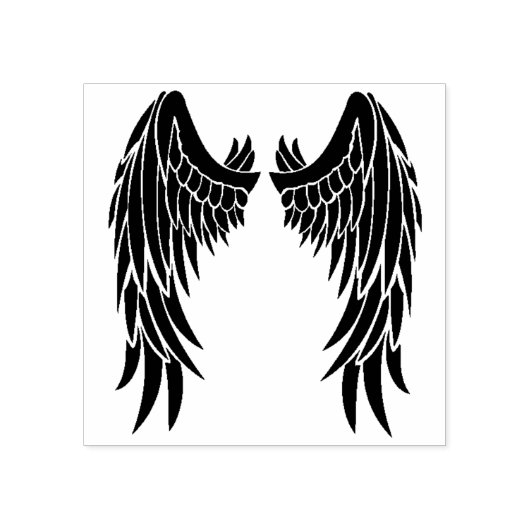 Angel Wings Art Stempel (Afrduk)