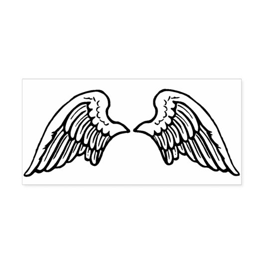 Angel Wings Art Stempel (Afrduk)