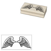 Angel Wings Art Stempel (Gestempeld)