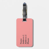 Angel Wings Bagagelabel (Achterkant verticaal)