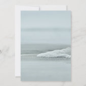 Angel Wings Beach Seashell Viering van het leven Kaart (Achterkant)