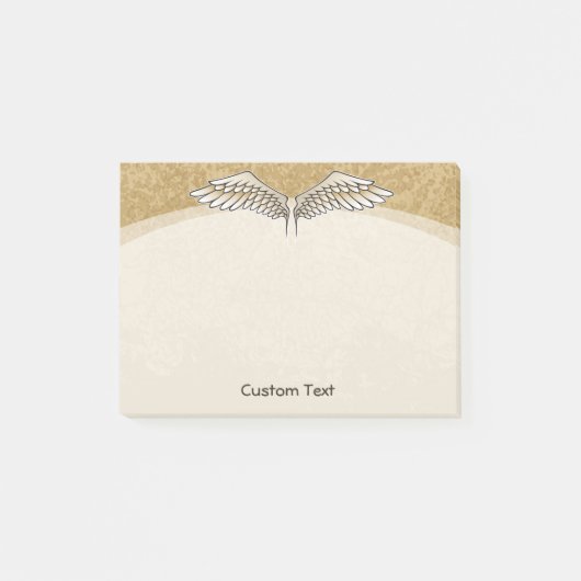 Angel Wings Beige Post-it® Notes (Voorkant)