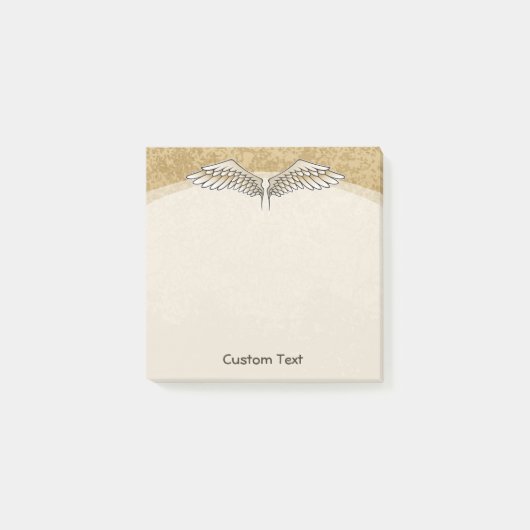 Angel Wings Beige Post-it® Notes (Voorkant)