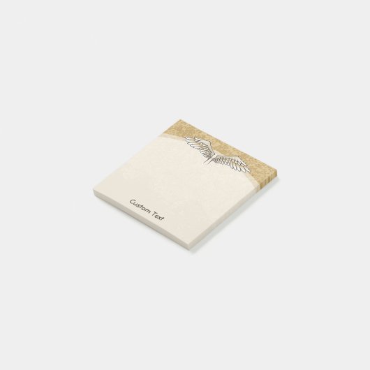 Angel Wings Beige Post-it® Notes (Schuin)