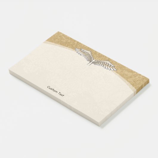 Angel Wings Beige Post-it® Notes (Schuin)