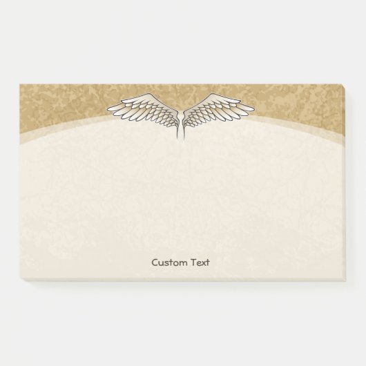 Angel Wings Beige Post-it® Notes (Voorkant)