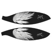 ANGEL WINGS Black Custom Monogram Basketbal (Panelen)