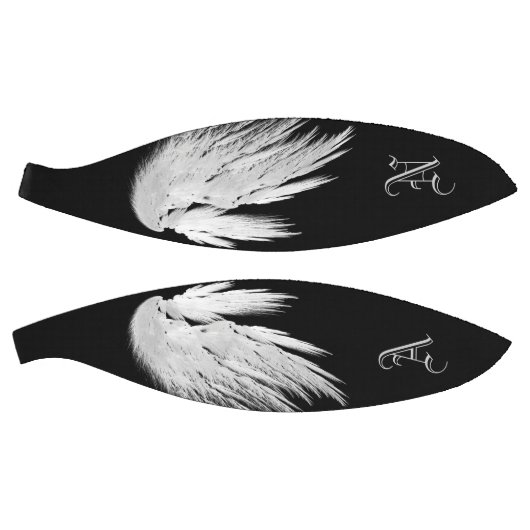 ANGEL WINGS Black Custom Monogram Basketbal (Panelen)