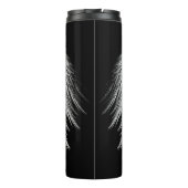 ANGEL WINGS Black Custom Name Thermosbeker (Achterkant)