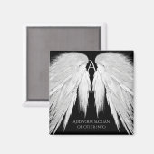 ANGEL WINGS Black Magneet (Voorkant / Achterkant)