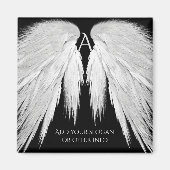 ANGEL WINGS Black Magneet (Voorkant)