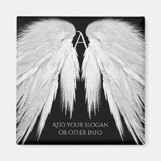 ANGEL WINGS Black Magneet (Voorkant)