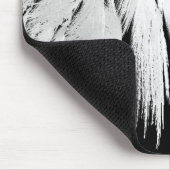 ANGEL WINGS Black Monogram Muismat (Hoek)