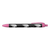 ANGEL WINGS Black Monogram Zwarte Inkt Pen (Bovenkant)