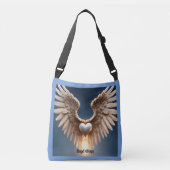 Angel Wings Blue Canvas tas (Voorkant)