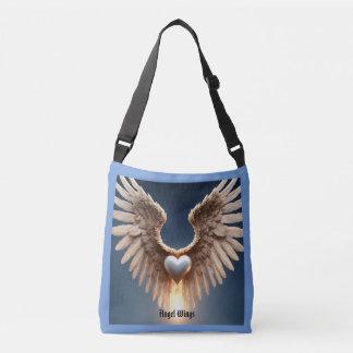 Angel Wings Blue Canvas tas