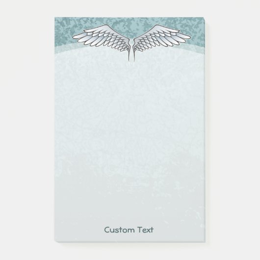 Angel Wings Blue Post-it® Notes (Voorkant)