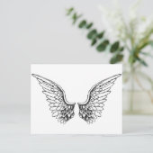 Angel Wings Briefkaart (Staand voorkant)