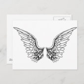 Angel Wings Briefkaart (Voorkant / Achterkant)