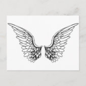Angel Wings Briefkaart (Voorkant)