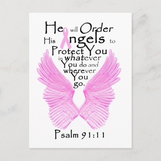 Angel Wings Briefkaart (Voorkant)