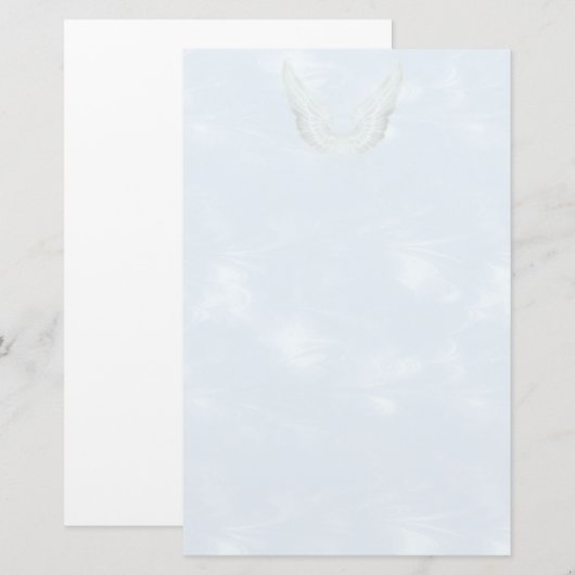Angel Wings Briefpapier (Voorkant / Achterkant)