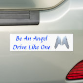 Angel Wings Bumpersticker (Op auto)