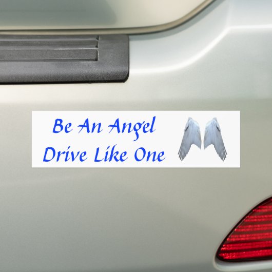 Angel Wings Bumpersticker (Op auto)