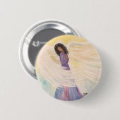 Angel Wings Button (Voorkant /achterkant)