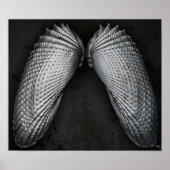 Angel Wings BW Poster (Voorkant)