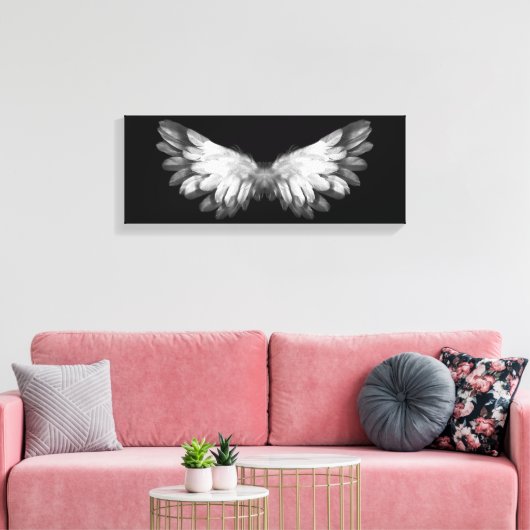 ANGEL WINGS CANVAS AFDRUK (Insitu (Woonkamer))