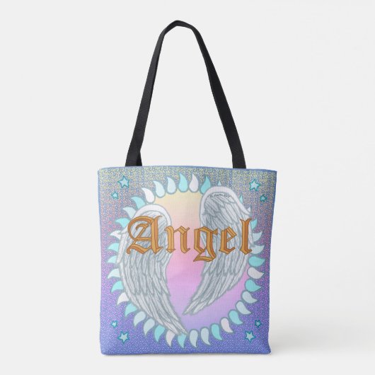 Angel Wings canvas tas (Achterkant)