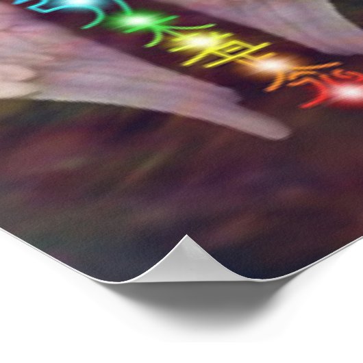 Angel Wings Chakra Poster (Hoek)