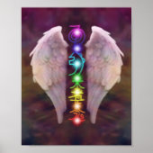 Angel Wings Chakra Poster (Voorkant)