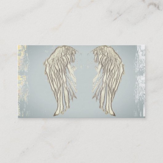 Angel Wings, Christelijk, Spiritueel, Visitekaartj Visitekaartje (Voorkant)