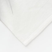ANGEL WINGS Custom Name White Fleece Deken (Hoek)
