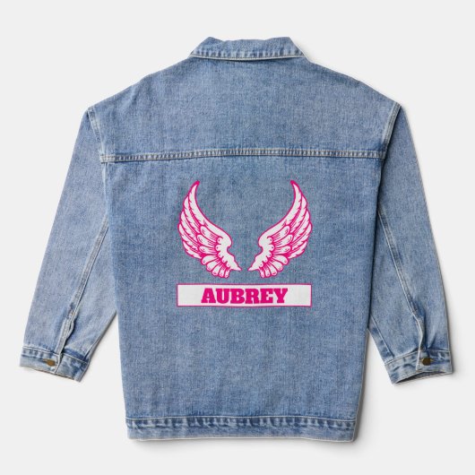 Angel Wings Denim Jas Jacket (Achterkant)