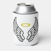 Angel Wings en Halo Blikjeskoeler (Blikje Achterkant)