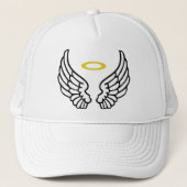 Angel Wings en Halo Trucker Pet (Voorkant)