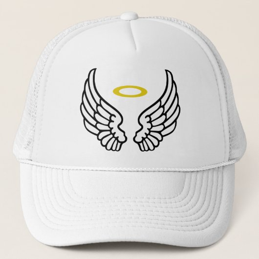 Angel Wings en Halo Trucker Pet (Voorkant)
