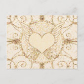 Angel Wings en Heart Briefkaart (Voorkant)