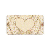 Angel Wings en Heart Etiket (Voorkant)