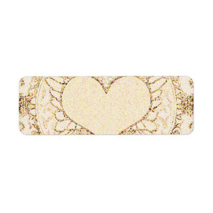 Angel Wings en Heart Etiket